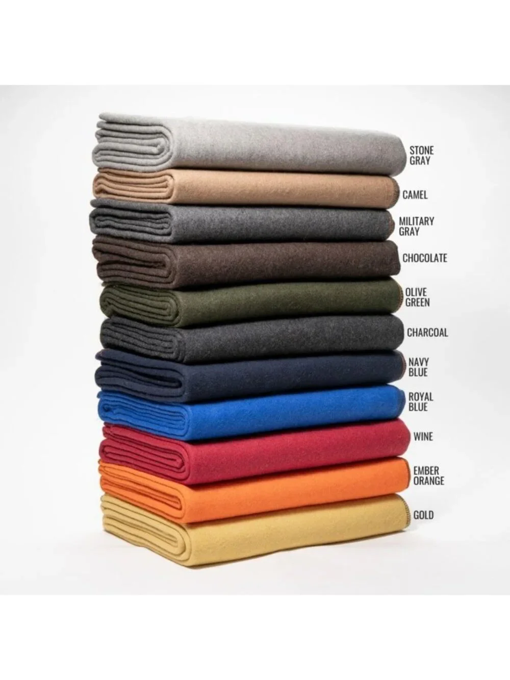 Warm Thick Wool Blanket - Washable Outdoor Camping & Picnic Essential - Travel